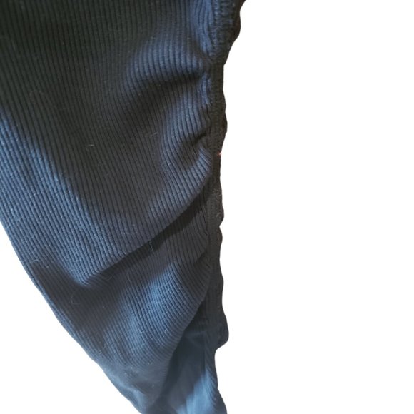 Alo Yoga Tights Black Purple Goddess Leggings Size M Activewear Pant Ruched Leg - Picture 5 of 6